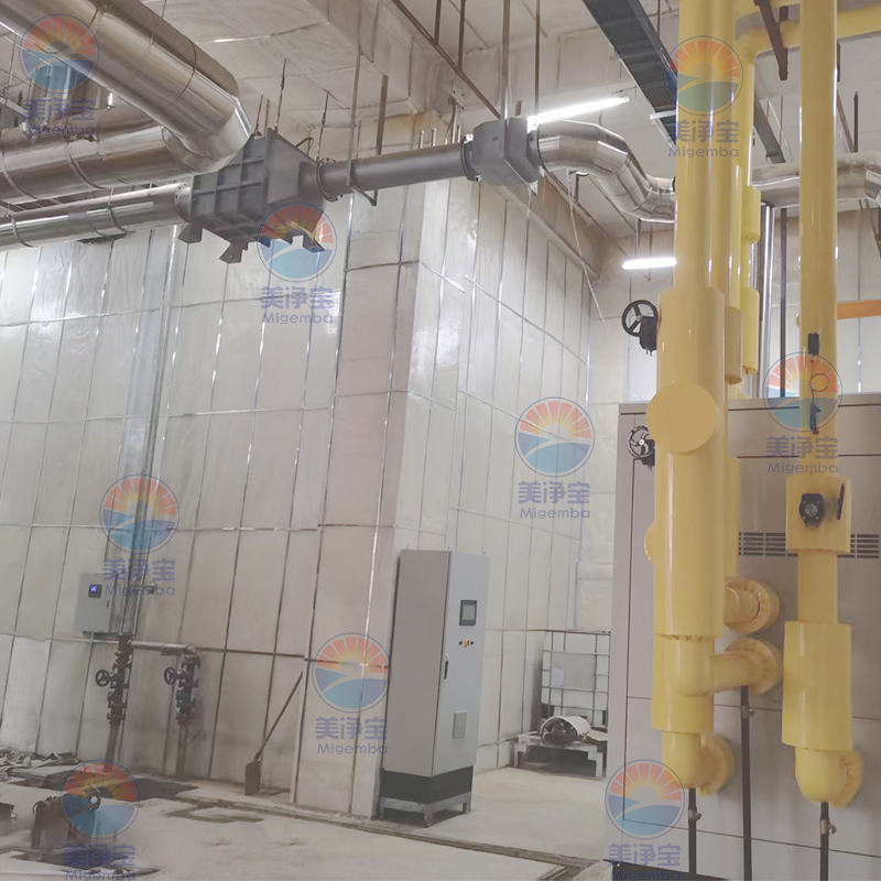 500KW发电机组SCR脱硝项目